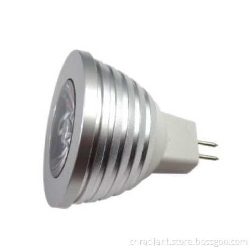 3W MR16 led mood light, 16-colors, IR remote controlled 4-7m distance